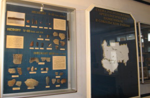 Зал Археологические памятники на территории Сокольского района